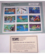 Disney Peter Pan Tinker Bell Postage Stamps Classic Fariytales Grenada V... - £23.56 GBP