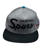 San Antonio Spurs Mitchell &amp; Ness Script Snapback 20% Wool Gray Minor St... - €24,75 EUR