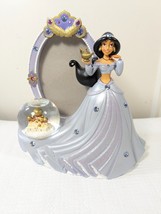 Disney Princess Jasmine Picture Frame Snowglobe Aladdin photo theme parks castle - £47.95 GBP