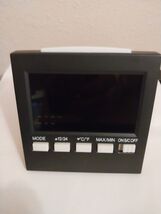 Lightweight Multifunction Clock Uses 2 AAA Batteries, Black With Instruc... - $4.10