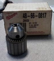 Milwaukee 48-66-0817 Driver/Drill Chuck 3/8&quot; 3/8-24 Without Key - £19.64 GBP