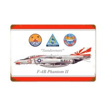 F-4B Phantom ll Sundowners Metal Sign - $39.95