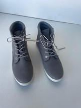 Timberland Women&#39;s Dausette Gray Nubuck High Sneaker Boot Ortholite A1H2... - £62.51 GBP