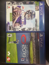 Lot Of 2 : The Golf Club 2019 Featuring Pga Tour + Madden 21 PS4 / No Insert - £9.30 GBP