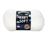 (1 Skein) Lion Brand Yarn Babysoft Baby Yarn Yarn, Teal - £13.36 GBP