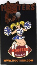 Sexy Hooters Girl Cheerleader Football Frisco, Tx Texas Label Pin - New - £10.22 GBP