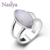 Nasiya Vintage Style Ring With Horse Eye Shape Moonstone For Men Women 925 Silve - £13.45 GBP