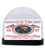 President Donald J. Trump 45-47 Inauguration Snow Globe - $15.00