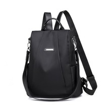 2022 NEW Women&#39;s Anti-theft Backpack Fashion Simple Solid Color School Bag Ox Cl - £14.26 GBP