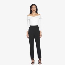 Adrianna PAPELL STRAIGHT LEG PANTS BLACK Sz 6P NWT NEW REG $89 - $22.76