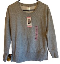 Active Life Comfy Sweatshirt Womens Size S Gray Confetti Long Sleeve Ath... - $14.21