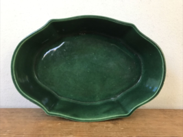 Vintage Johannes Brahm California Ceramic Emerald Green Candy Dish Box B... - $24.99