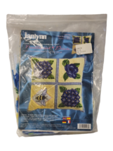 Janlynn 49-208 BLUE HYDRANGEA Flowers Needlepoint 14x14" Craft Kit Sealed NOS - $17.29