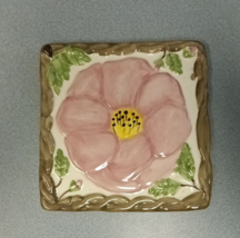 Vintage TILE or TRIVET FRANCISCAN DESERT ROSE Made in Portugal 6.75” - $10.00