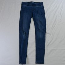 Old Navy 2 Rockstar Pull On Skinny Dark Wash Stretch Denim Jeans - £7.15 GBP