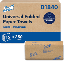 Universal Multifold Paper Towels, Bulk (01840), Absorbency Pockets, Whit... - $51.88
