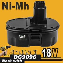 18V For Dewalt 18 Volt Xrp Dc9098 Nimh Battery Dc9099 Dw9096 Brand New - $32.29