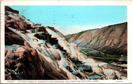 Jupiter Terrace Mammoth Hot Springs Yellowstone National Park Postcard PC83 - £3.89 GBP