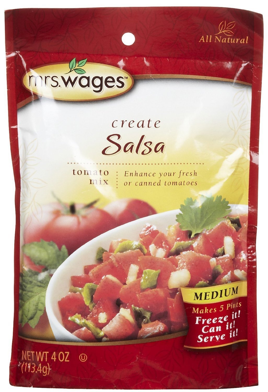 Mrs. Wages ALL NATURAL Salsa Mix (5-PACK) - $29.21