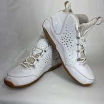 Nike Shoes Men&#39;s Air Max Wavy Basketball White Leather AV8061-101 Gum Bo... - $47.49