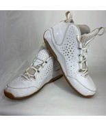 Nike Shoes Men&#39;s Air Max Wavy Basketball White Leather AV8061-101 Gum Bo... - $65.15 CAD
