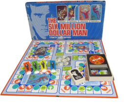 VINTAGE 1975 THE SIX MILLION DOLLAR MAN BOARD GAME COMPLETE EXCELLENT - $12.82