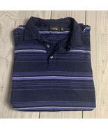 Apt. 9 Polo, Size XL, Blue, Striped, 100% Cotton, Short Sleeved - $15.99