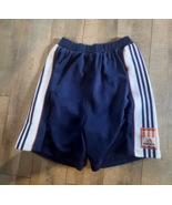 Vintage 90&#39;s Mens Adidas 3 Stripe Basketball Shorts  Blue White Mens XL - $421.22 MXN