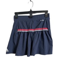 ADIDAS Climalite Stretch Blue Gray Athletic Tennis Skirt Skort Women&#39;s Sz Small - £8.54 GBP