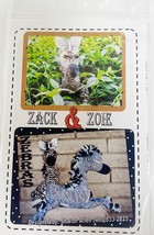 Zack &amp; Zoie Zebra  Quilt Pattern By Sharon Allen 2009 - $73.32 MXN