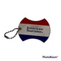 American Tourister Tag Suitcase Luggage Tag 1970s Keychain Name Address ... - £7.88 GBP