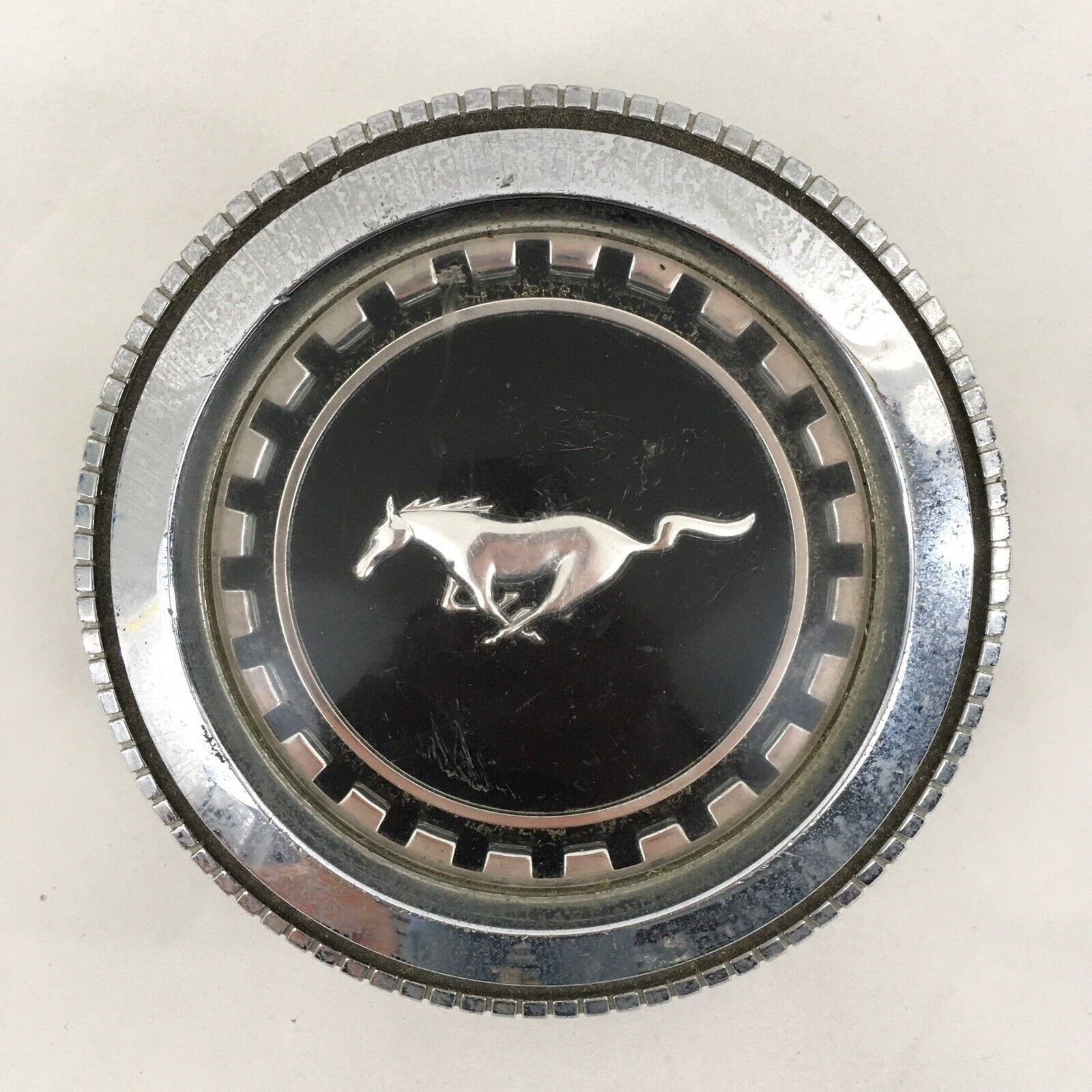 Primary image for Original Part 68 Ford Mustang Running Pony Round Vintage Gas Cap