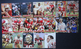 1991 Pro Set Series 1 San Francisco 49ers Team Set 19 Football Cards - £8.59 GBP