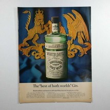 Vtg Sir Robert Burnett&#39;s white Satin London Dry Gin PPG Storm Window Print Ad - £10.56 GBP