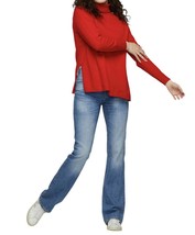 Zaket &amp; Plover cable trim sweater in Scarlet - $79.00