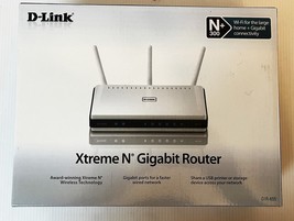 D-Link Router ,DIR-655 N+300 Extreme Gigabit Ports ,Brand New - £19.32 GBP