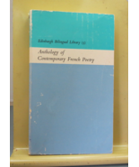 Anthology of Contemporary French Poetry 1971 Edinburgh Bilingual Library... - £18.41 GBP