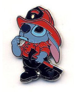 Disney Lilo &amp; Stitch Scoop and Friends Stitch as Fireman Smokey Miller pin - £15.53 GBP