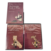 THE EVERYDAY GUIDE TO WINE Plus Italy and Californa Great Courses New Lot - £17.30 GBP