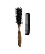 VTG Goody Smoothing Hair Brush Light Brown Faux Wood Grain 9” USA Nylon ... - $274.99 MXN
