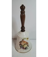 Gorham Fine China Norman Rockwell Hand Bell 1977  &quot;Fondly Do We Remember&quot; - $12.00