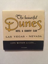 Matchbook Dunes Hotel &amp; Country Club Las Vegas Nevada - €3,81 EUR