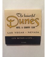 Matchbook Dunes Hotel &amp; Country Club Las Vegas Nevada - $4.36