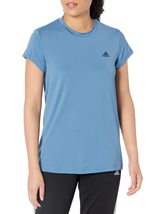 adidas Women&#39;s Sport Tee, Altered Blue/Black, X-Small - $20.58