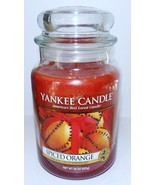 WONDERFUL YANKEE CANDLE FOOD &amp; SPICE SPICED ORANGE 22 OZ LARGE JAR CANDLE - $1,204.45 MXN