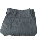 Wrangler Cargo Pants Mens 39x28 Dark Gray Outdoors Workwear Baggy - $29.21
