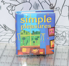 Simple Pleasures hardback Book pocket size poetry poems inspirational - £2.36 GBP