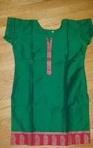Women&#39;s Cotton Silk Blend Dark Green Tunic Shirt Blouse Top  Size M  NWOT - $14.36