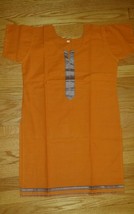 Women&#39;s Cotton Orange Tunic Shirt Blouse Top  Size M  NWOT - £11.03 GBP