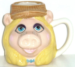 Disney Miss Piggy Coffee Mug Figural The Muffets Ceramic - £15.65 GBP